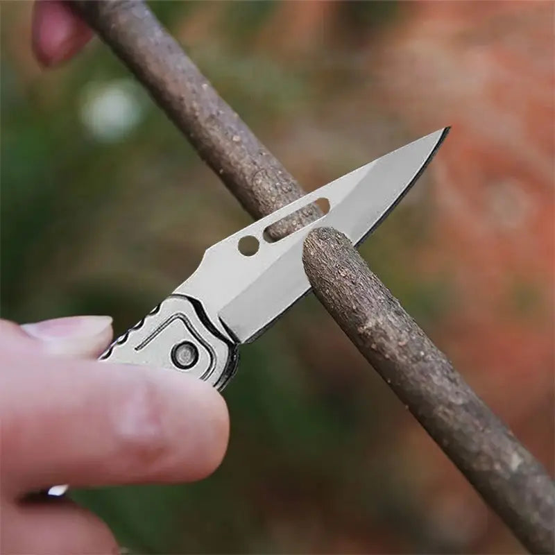 Mini-couteau pliant en acier inoxydable