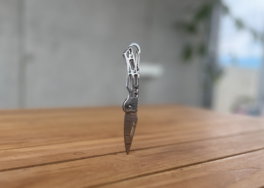 Mini-couteau pliant en acier inoxydable