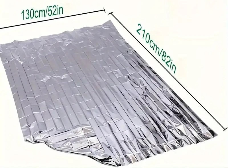 Lot de 4 couvertures thermiques d’urgence