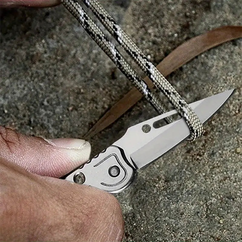 Mini-couteau pliant en acier inoxydable